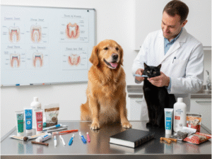 راهنمای جامع بهداشت دهان و دندان سگ و گربه: پیشگیری، مراقبت و نکات تخصصی