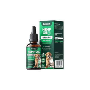 قطره آرامبخش و تسکین درد سگ و گربه بونست حاوی شاهدانه طعم مرغ وزن 60 میلی لیتر Bonnest Hemp Oil