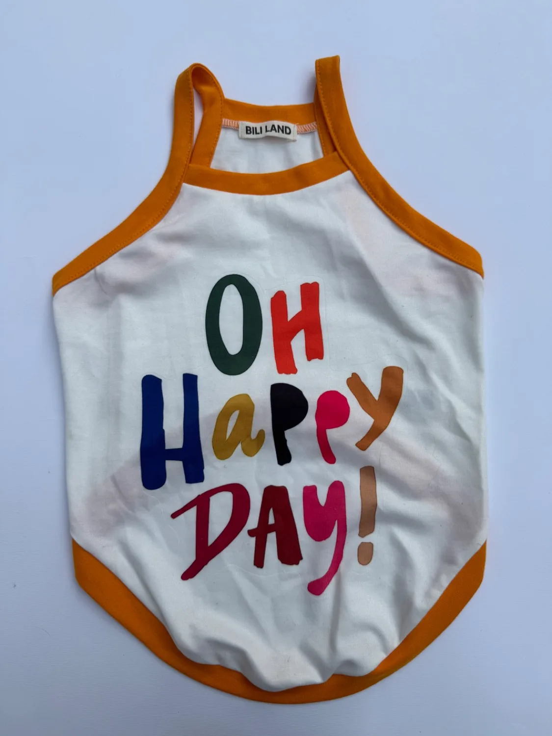 تاپ بیلی لند | مدل Oh Happy Day سفید و نارنجی - Image 3