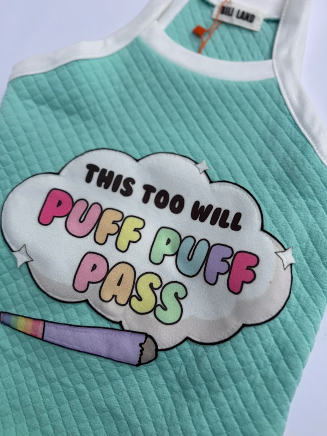 تاپ سگ بیلی لند | مدل Puff Puff Pass سبز - Image 2