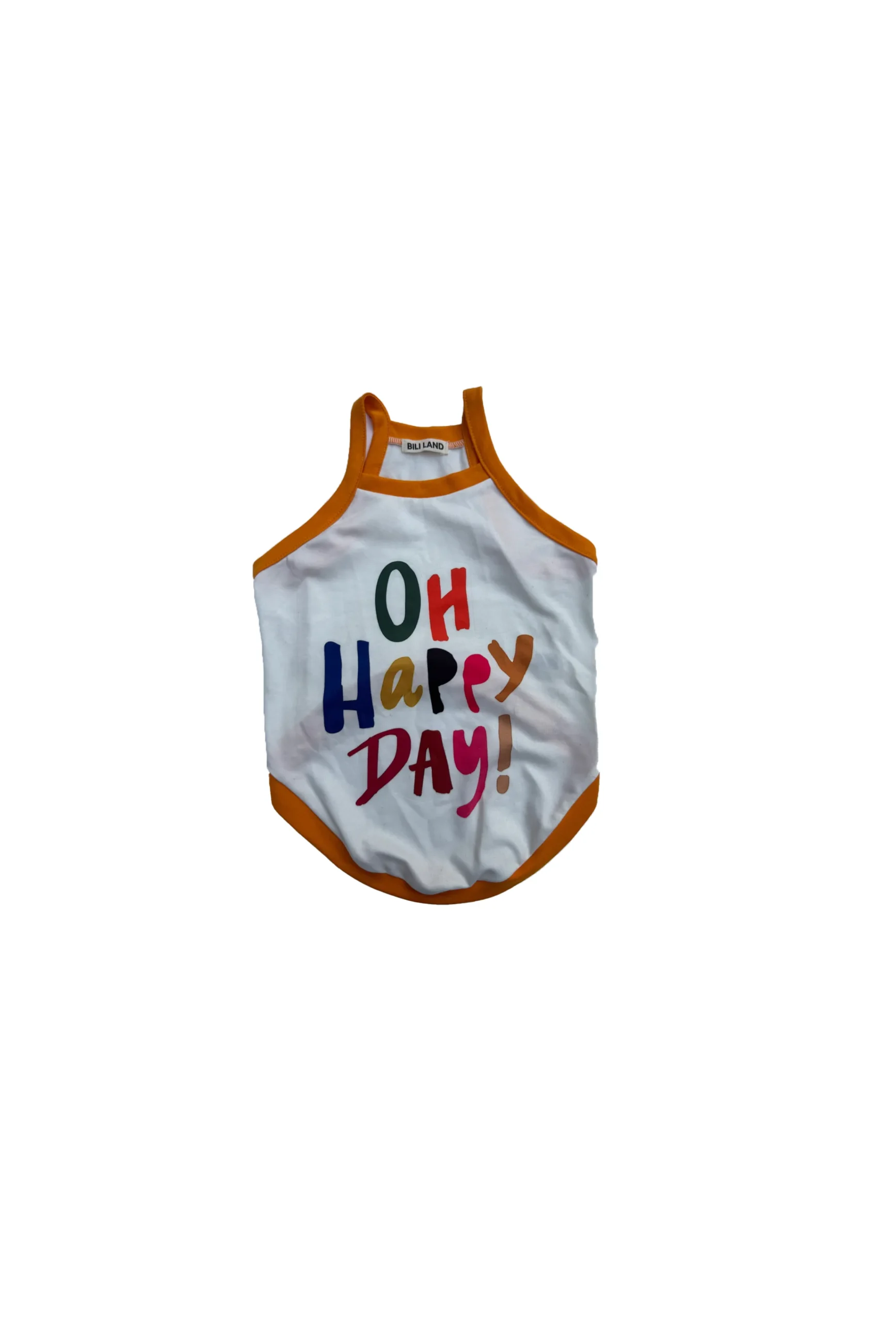 تاپ بیلی لند | مدل Oh Happy Day سفید و نارنجی